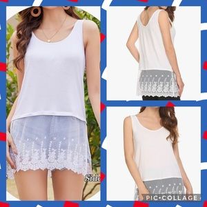 Lace extender tank